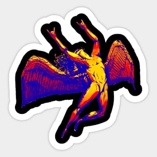 icarus led zepplin Sticker